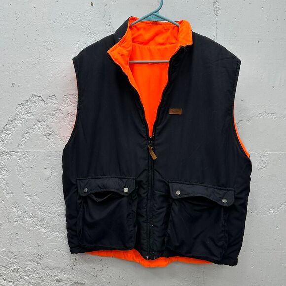 Other - Woolrich Outdoor Reversible Hunter Orange/Black Hunting Shooting Safety Vest
